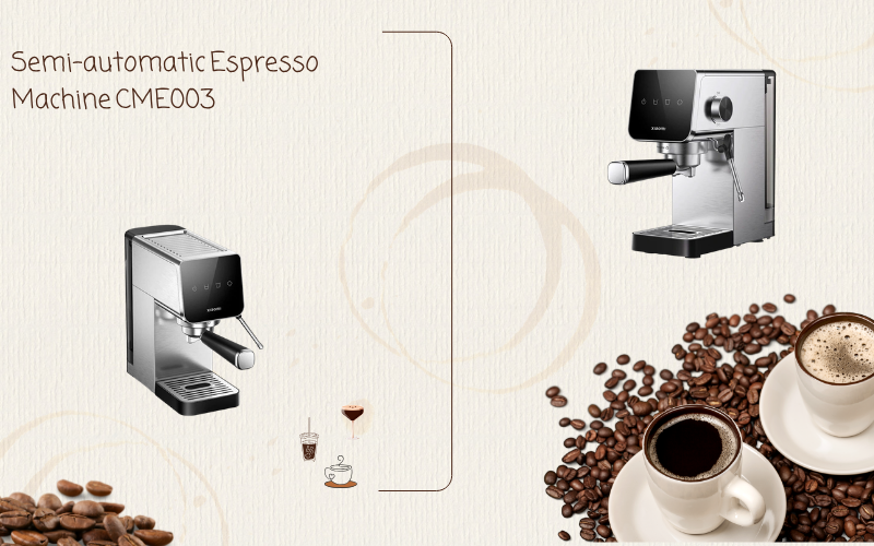 معرفی اسپرسوساز شیائومی مدل Xiaomi Semi-automatic Espresso Machine CME003
